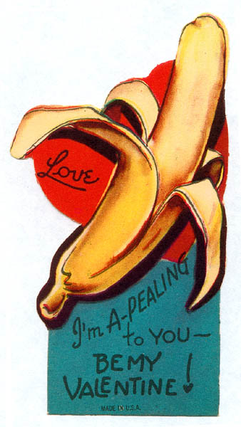Vintage Valentine: Suggestive Banana