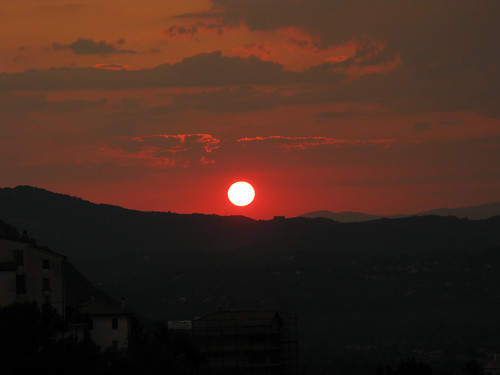 tramonto sole atina valledicomino
