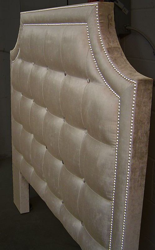 Fabric Upholstered Headboard - Photo ID# DSC06833f