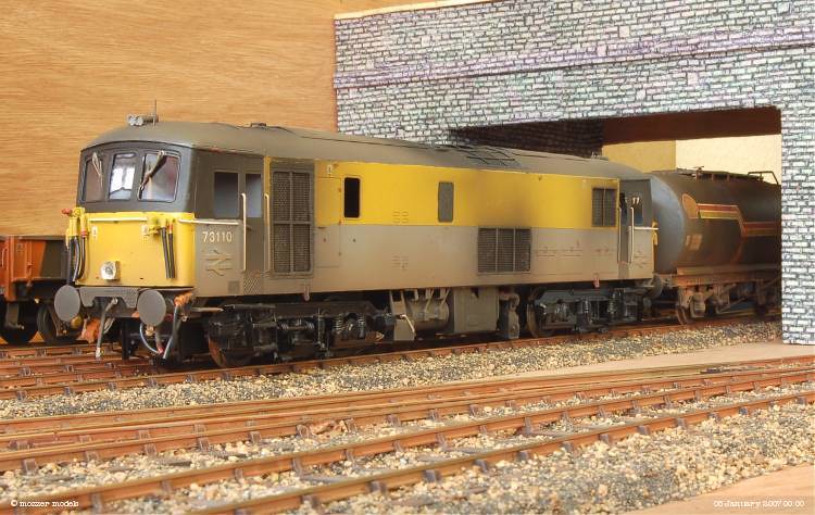 7mm BR class 73 built from a PMMRP kit painted & finished by Railtimez
