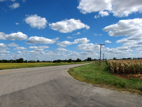 road ohio sky farmland