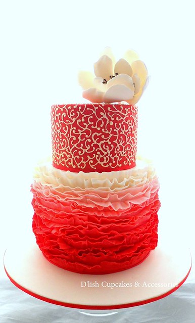 Lady in Red Cake by D'lish Cupcakes & Accessories