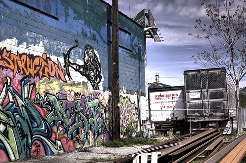 signs abandoned graffiti utah junk advertisement saltlakecity rails trucks tagging kessimakisproduce blubbercolorcom