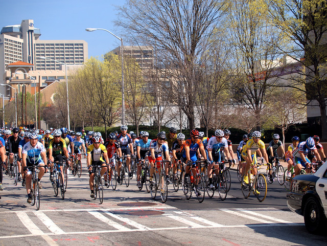 Roswell Group Approaching Piedmont Road