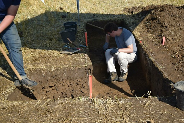 Sena Slovakia Aurignacian excavation