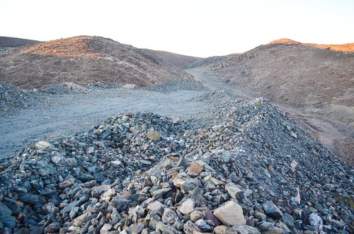Tailings of the Brandberg West Mine, Namibia