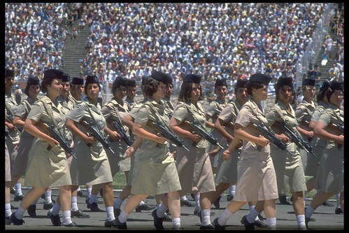 IDF Women Soldiers Marching