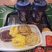 Today's breakfast :McDonald's big breakfast and free coffee!  :) #breakfast #grateful #blessed