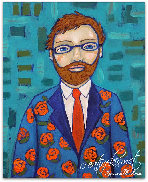 Maxwell Coral portrait painting