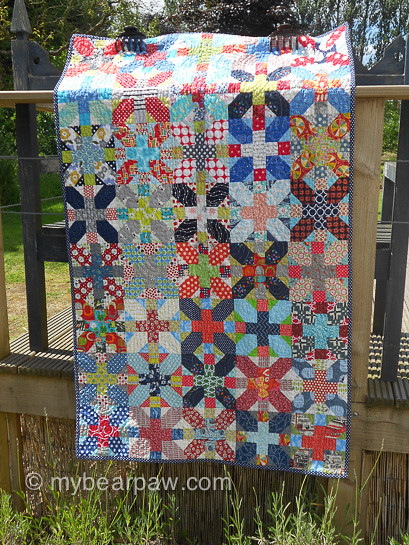 Together Circle x and + quilt