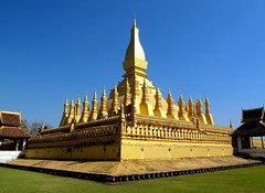 Pha That Luang Stupa, Vientiane, Laos