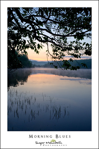 morning blue lake fog sunrise nc northcarolina blueridgeparkway pricelake daleking