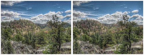 3d crosseye stereo wyoming hdr curtgowdystatepark