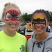 Spider girl and Bat girl at a winthrop, MA event