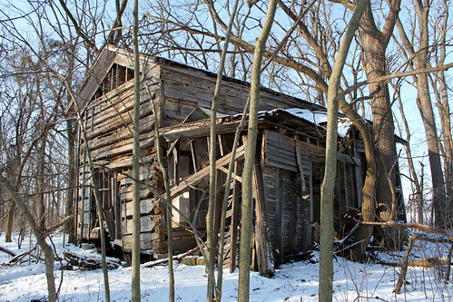 county ohio house abandoned log historic bloom seneca township spitler