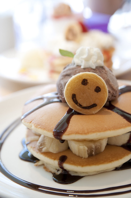 Banana Chocolate Pancakes, Pancake Days, Harajuku