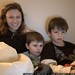 aunt megan and her nephews (distracted by a national geographic crocodile video)