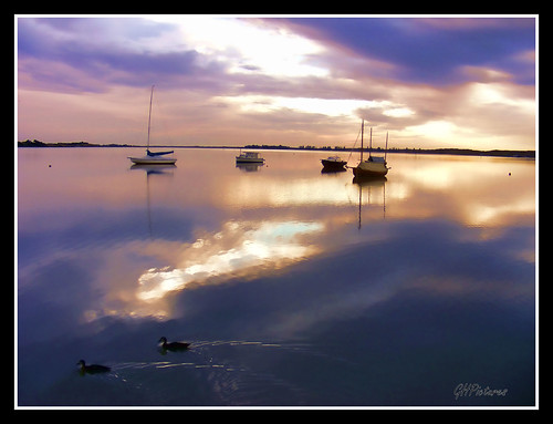 morning sunrise river boats dawn murray goolwa flickrestrellas