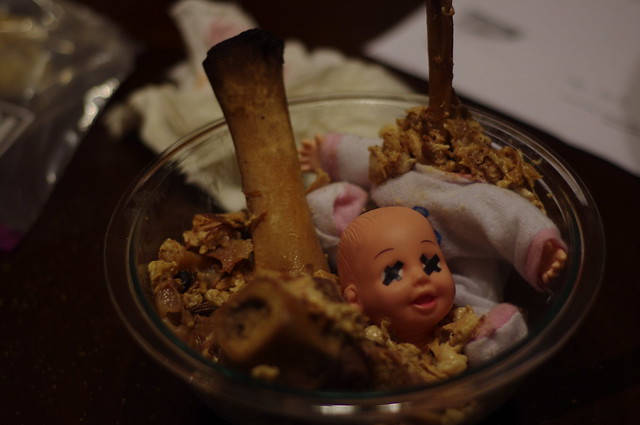 Baby in a bowl 3, dead baby