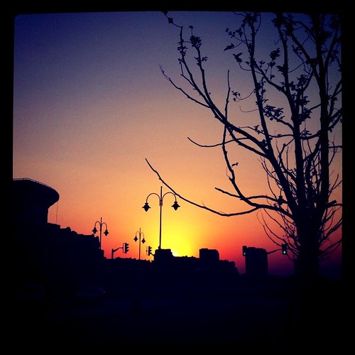 sunset square squareformat songjiang 松江 夕阳 iphoneography instagramapp uploaded:by=instagram foursquare:venue=1503161