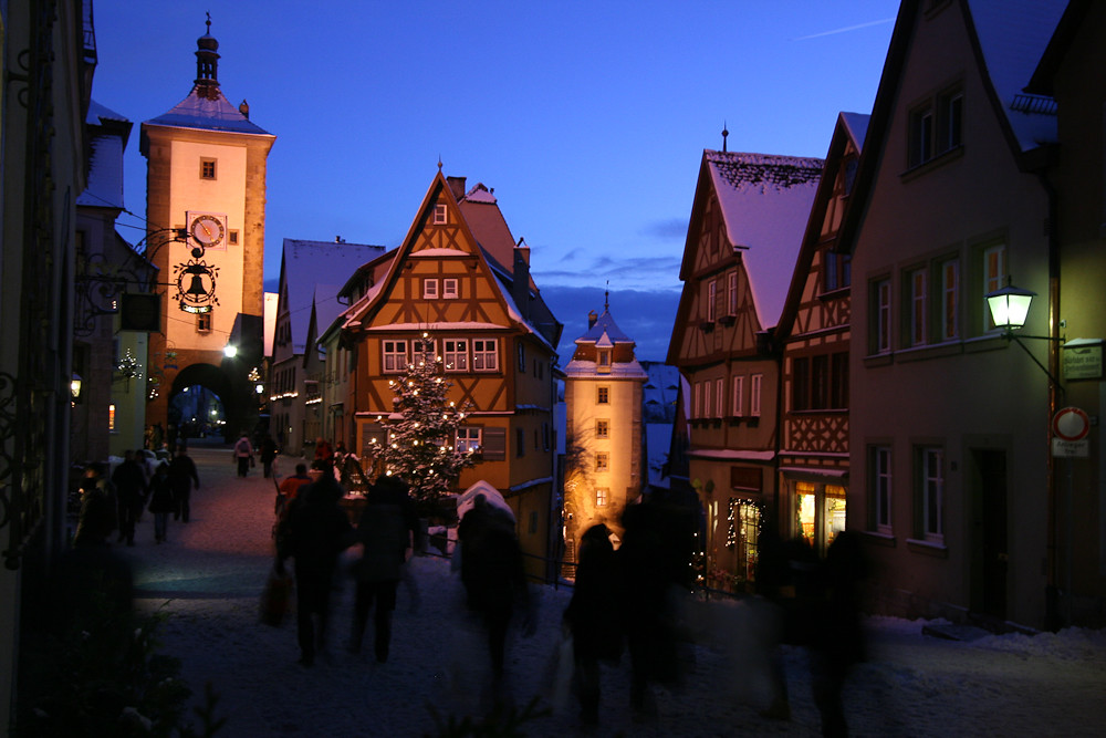 Rothenburg at night