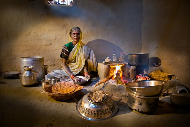 Laksmi in her Kitchen, Maharashtra, India