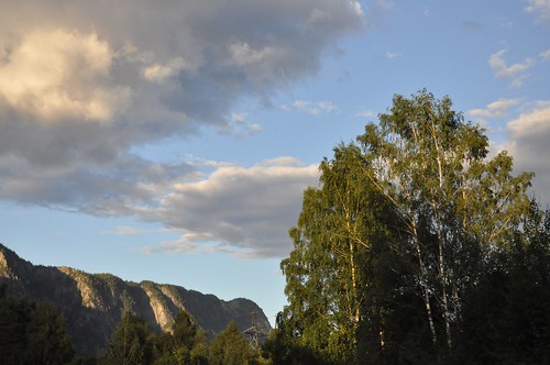 landschap wolkenlucht fietsvakantie norway dalen landscape