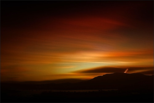 longexposure sunset sun blur sol clouds uv hobart mountwellington nd400 project365 suntrail pad2010
