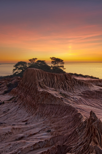 sunset torreypines sandiego erosion coastal brokenhill