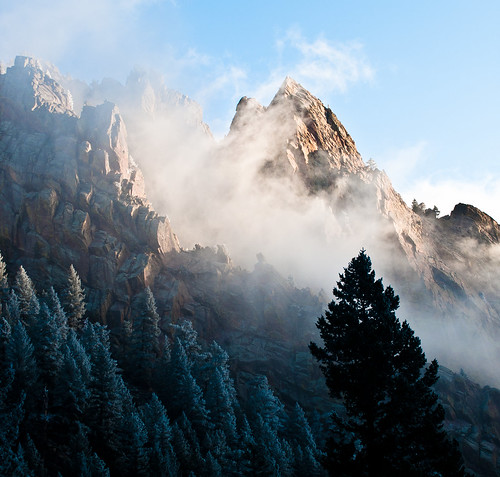 blue winter sky clouds sunrise colorado frost boulder rockymountains eldoradocanyonstatepark explored