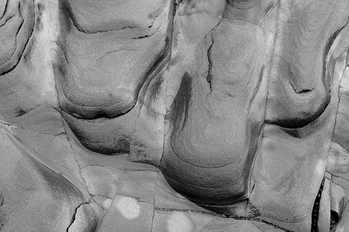 blackandwhite art nature sandstone natural michigan erosion worn lakesuperior wonders