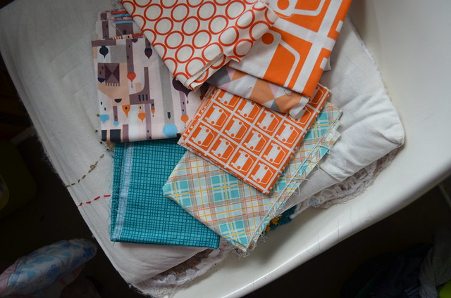 quilt with orla kiely fabric