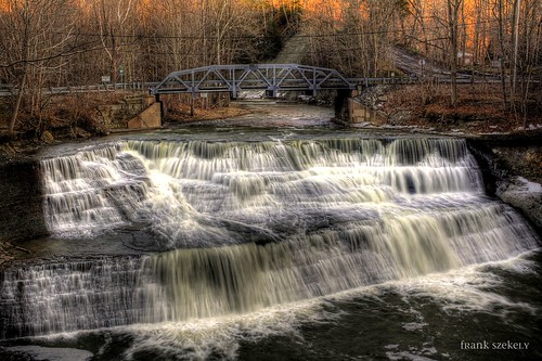 ohio river waterfall falls leroy hdr paine tonemapped photmatix painefalls