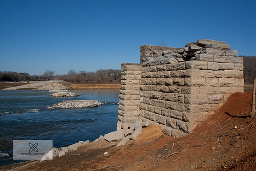 railroad bridge winter lake abandoned tn tennessee southern sunken rankin abutment cockecounty dougless