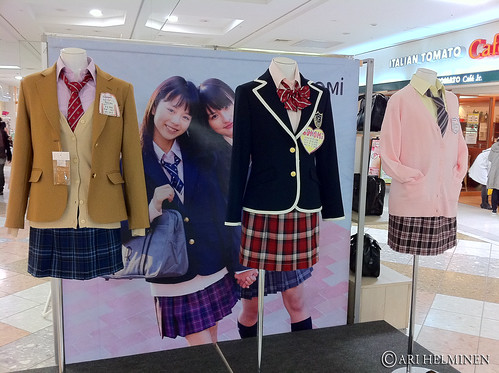 School girl uniforms Tokyo/Japan by iPhone4
