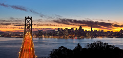 San Francisco from Yerba buena island at sunset #2