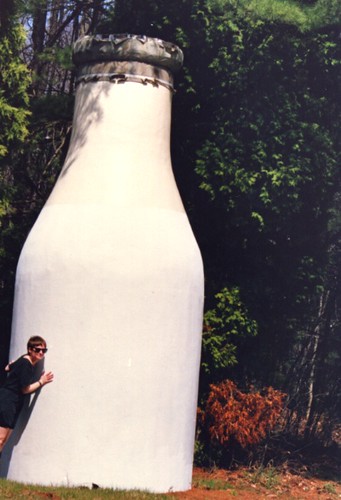 Milk Bottle - Route 5? Western MA 1994