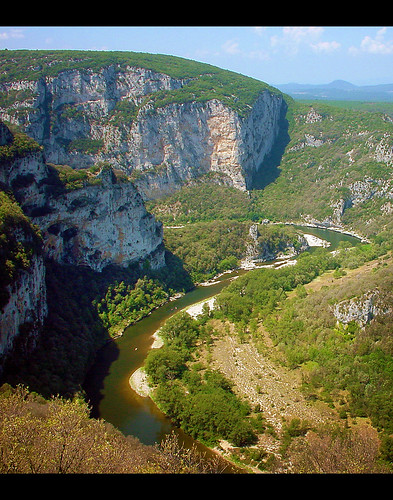 france river landscape rocks europe ardeche francelandscapes