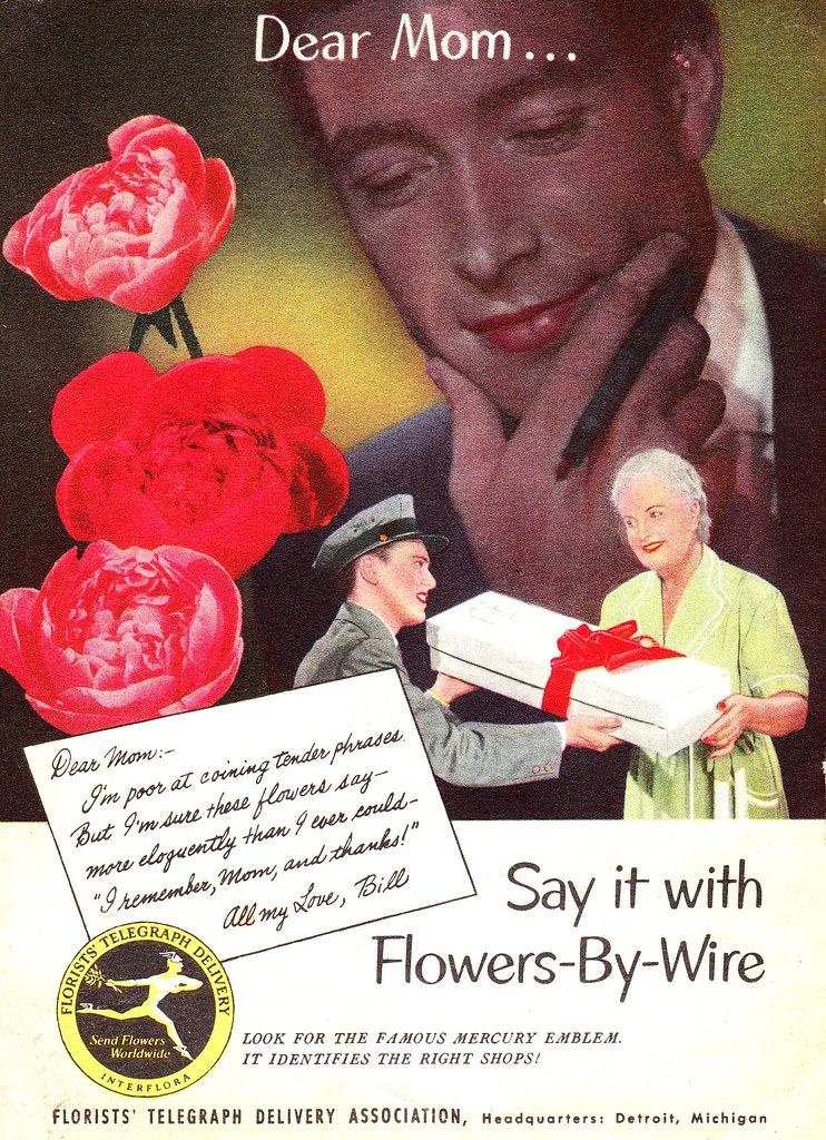 Florists' Telegraph Delivery Association - published in Coronet - May 1952