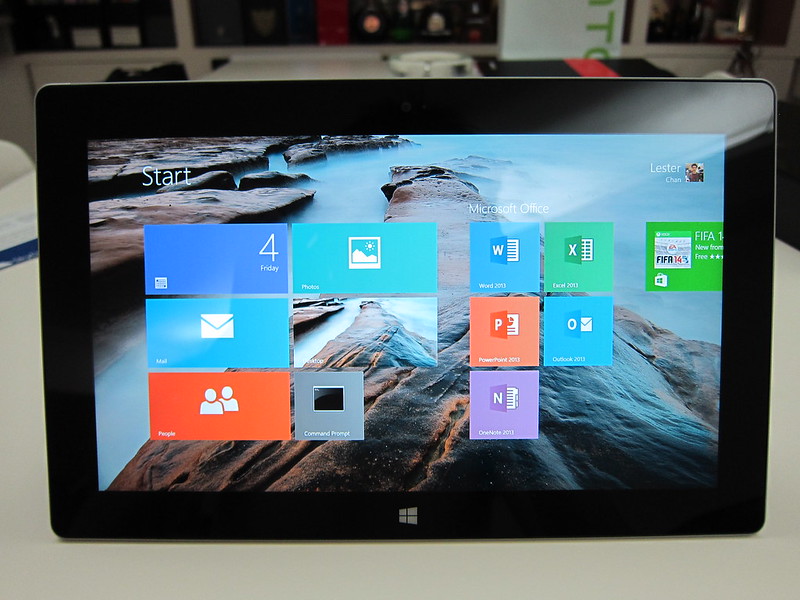 Microsoft Surface 2 - Start Screen
