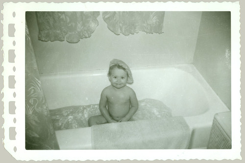 Boy in a tub
