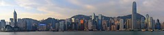 Panorama of Hong Kong Island from Kowloon