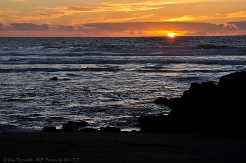 california sunset sun pacific pacificocean pacificcoast johnk pacificsunset d5000 howardcreekranch johnkrzesinski randomok