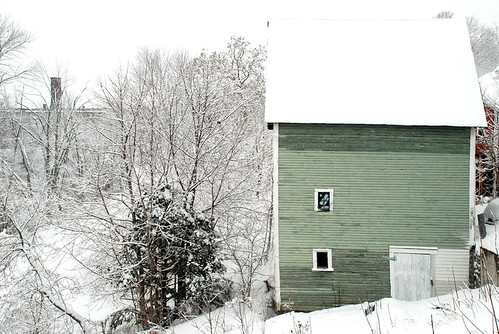 trees winter white snow green landscape vermont barns 100v10f middlebury