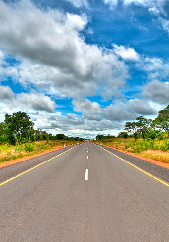 road cloud outdoor hdr zambia raplanet
