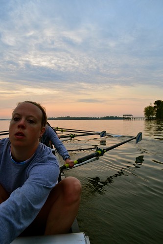 water sunrise stroke crew rowing oar binghamton vespoli 3652011 strokeseat