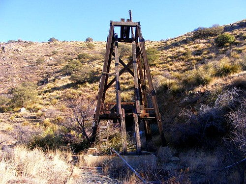 arizona underground gold historic mining mines headframe doscabezas