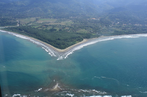 The famous colla de ballena (whale's tale) at Uvita was washed out by the tsunami in Japan on March 11