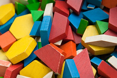 Colorful Wooden Blocks Children's Museum Macro April 17, 20114