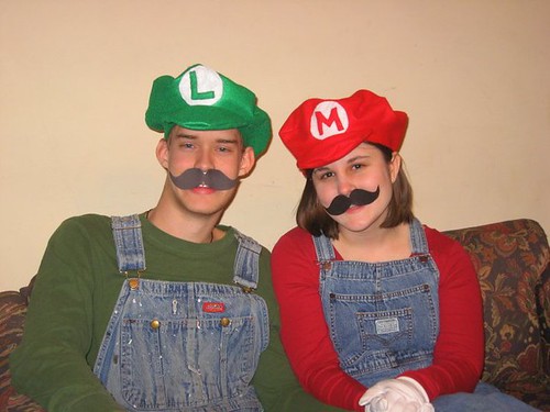 Mario and Luigi for Halloween